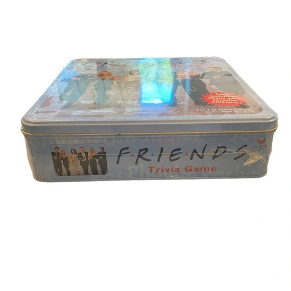 Vintage New FRIENDS collectible trivia game Tin Christmas gift 4 board game fan - Picture 2 of 4